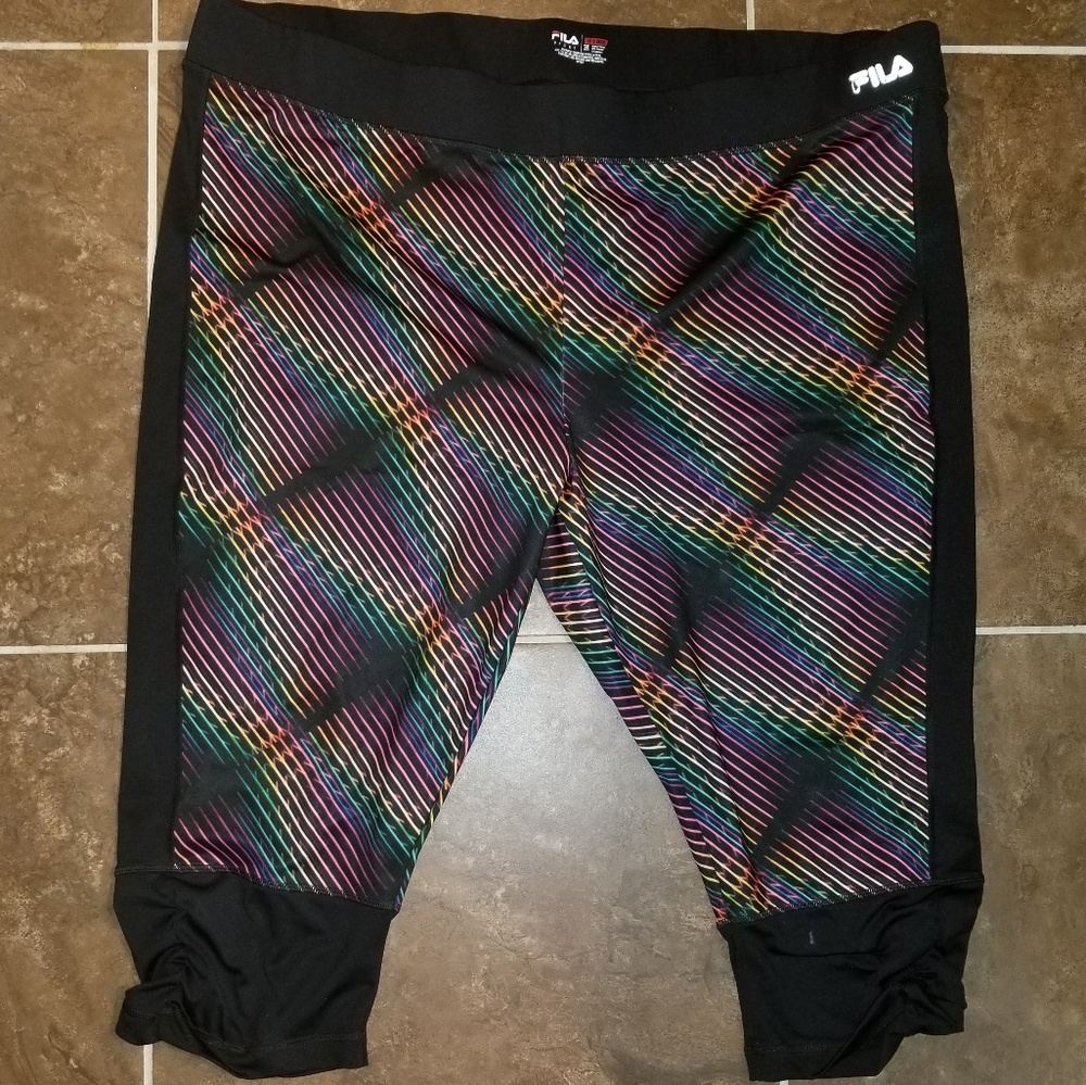 Women's Fila Workout Capris Size 3X